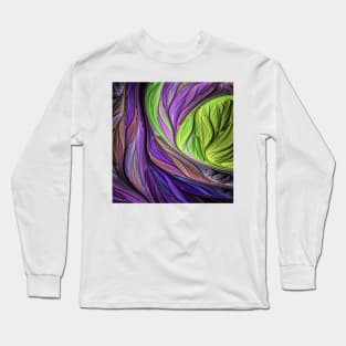 Tropical leaves Long Sleeve T-Shirt